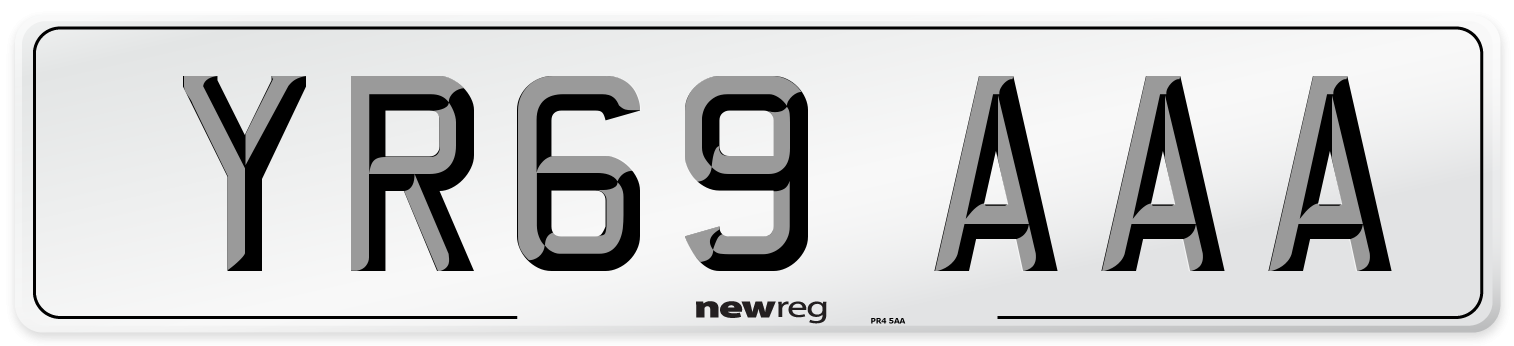 YR69 AAA Number Plate from New Reg
